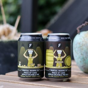 Piece of Cake Apple Crumble Pie + BA Piece of Cake Apple Crumble Pie bundle - Brouwerij Frontaal