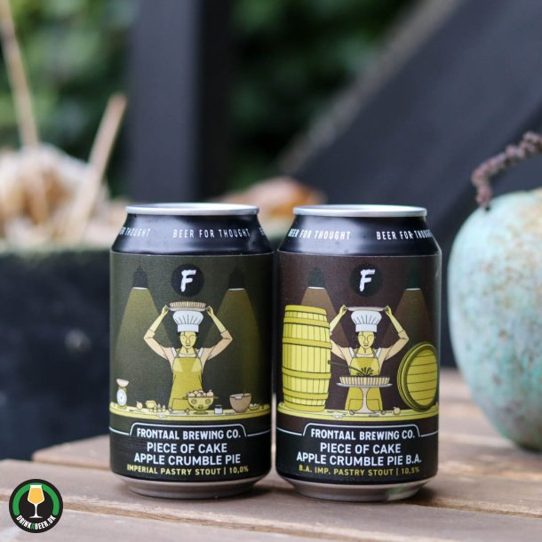 Piece of Cake Apple Crumble Pie + BA Piece of Cake Apple Crumble Pie bundle - Brouwerij Frontaal